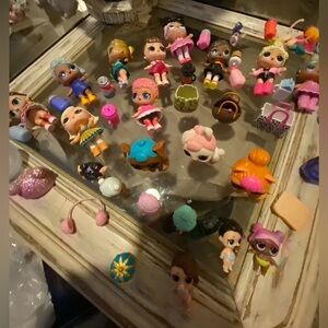 LOL Surprise Doll  pets accessories Lil Sis lot over 80 pcs
